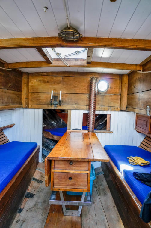 Hanne Munk unter Deck